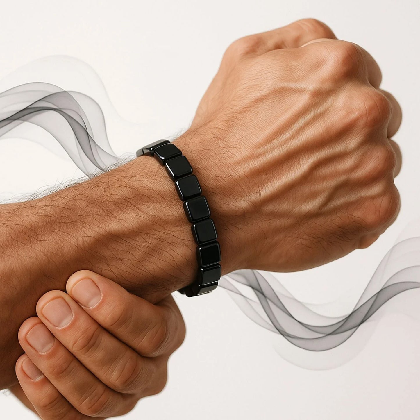 AlphaNova Hematite Bracelet